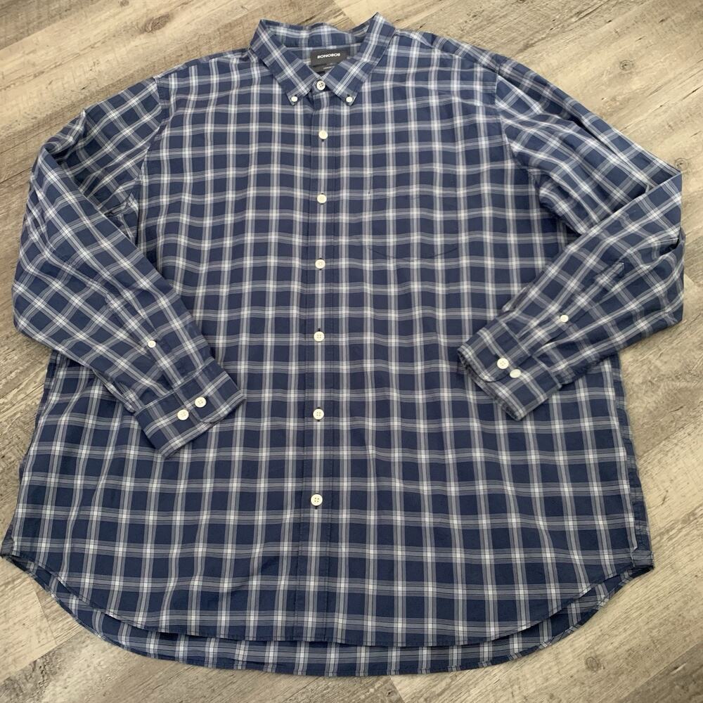 Bonobos Shirt Mens 4XL Long Sleeve Button Down Lightweight Standard Fit NWOT
